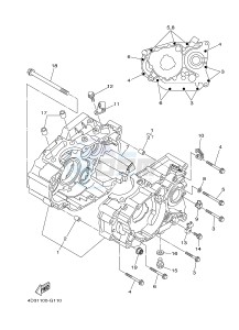 YFM250R RAPTOR 250 (33B7) drawing CRANKCASE