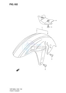 VZR 1800 Z drawing FRONT FENDER Z L4