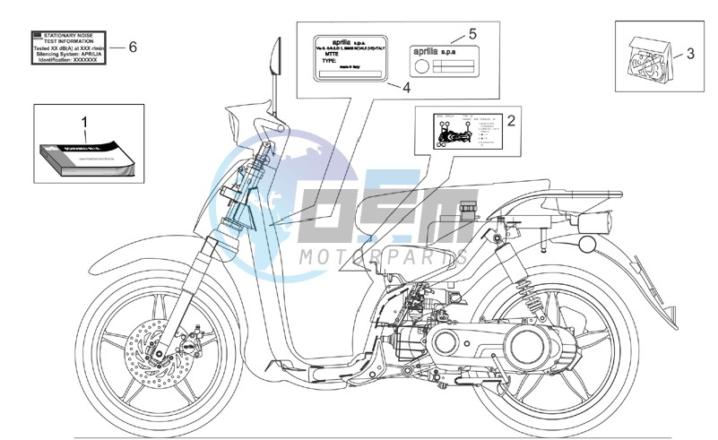 Decal op.handbooks and plate set