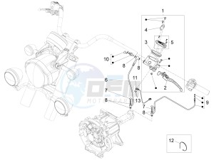 California 1400 Touring SE ABS 1380 USA CND drawing Commando van de koppeling