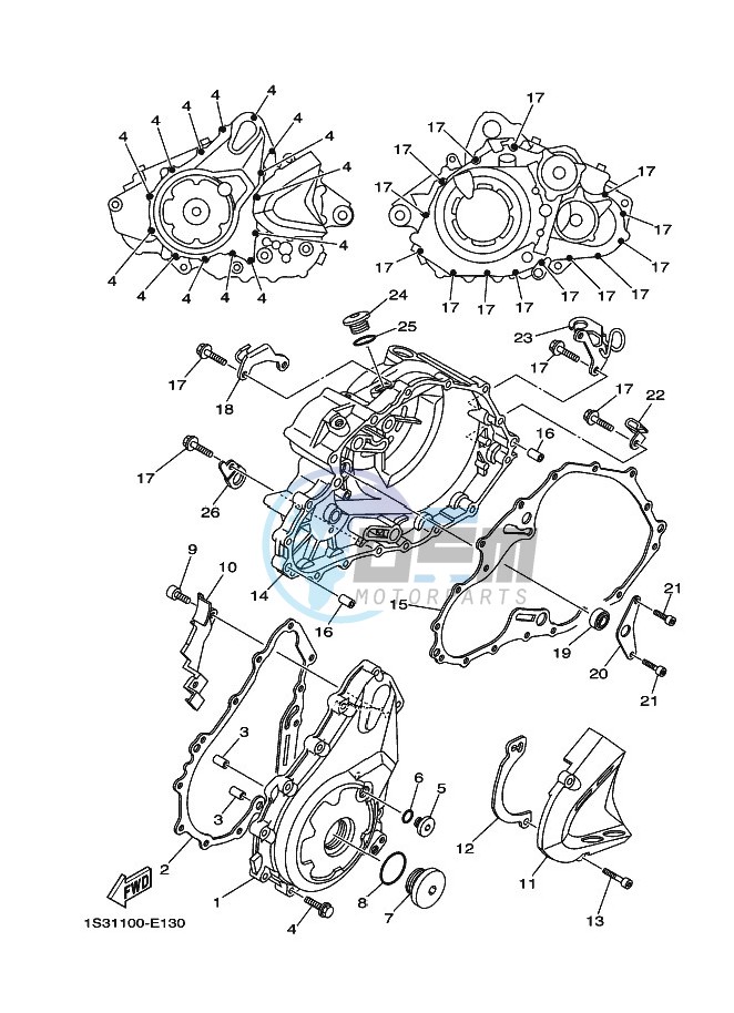 CRANKCASE COVER 1