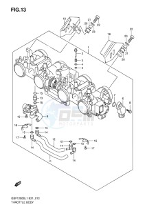 GSF-1250S ABS BANDIT EU drawing THROTTLE BODY