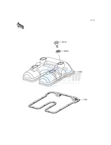 NINJA_250SL BX250AFF XX (EU ME A(FRICA) drawing Cylinder Head Cover