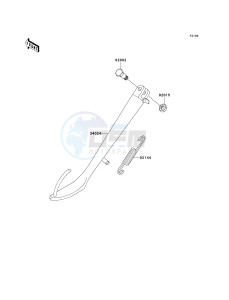 EN 500 C [VULCAN 500 LTD] (C6F-C9F) C6F drawing STAND-- S- -