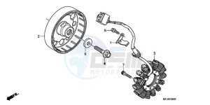 CBR600RAA Korea - (KO / ABS) drawing GENERATOR