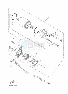 YBR125EGS YBR125G (43BM) drawing STARTING MOTOR