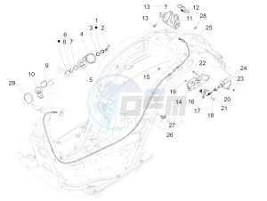 GTS 300 ie (EMEA, APAC) drawing Locks