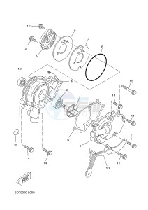 YZF-R125 R125 (5D7R 5D7R 5D7R) drawing WATER PUMP