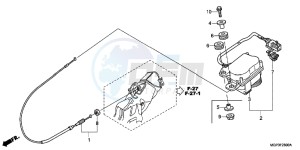 CBR1000RRD Fireblade - CBR1000RR UK - (E) drawing SERVO MOTOR