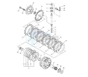 FZ8-N 800 drawing CLUTCH