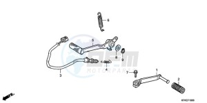 VTR2509 Australia - (U / MK) drawing PEDAL