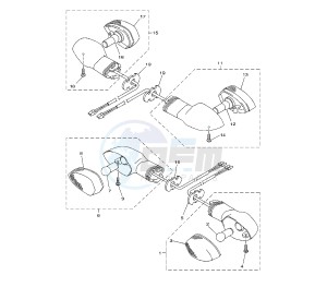 FZ8-NA 800 drawing FLASHER LIGHT