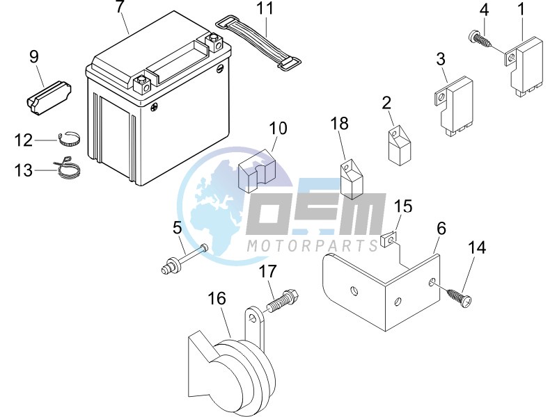 Remote control switches - Battery - Horn