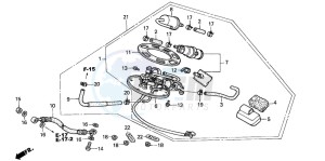 VTR1000SP VTR1000SP-1 drawing FUEL PUMP