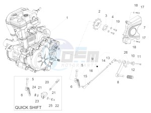 RS4 125 4T (AU, CA, EU, HK, J, RU, S, USA) drawing Engine-Completing part-Lever