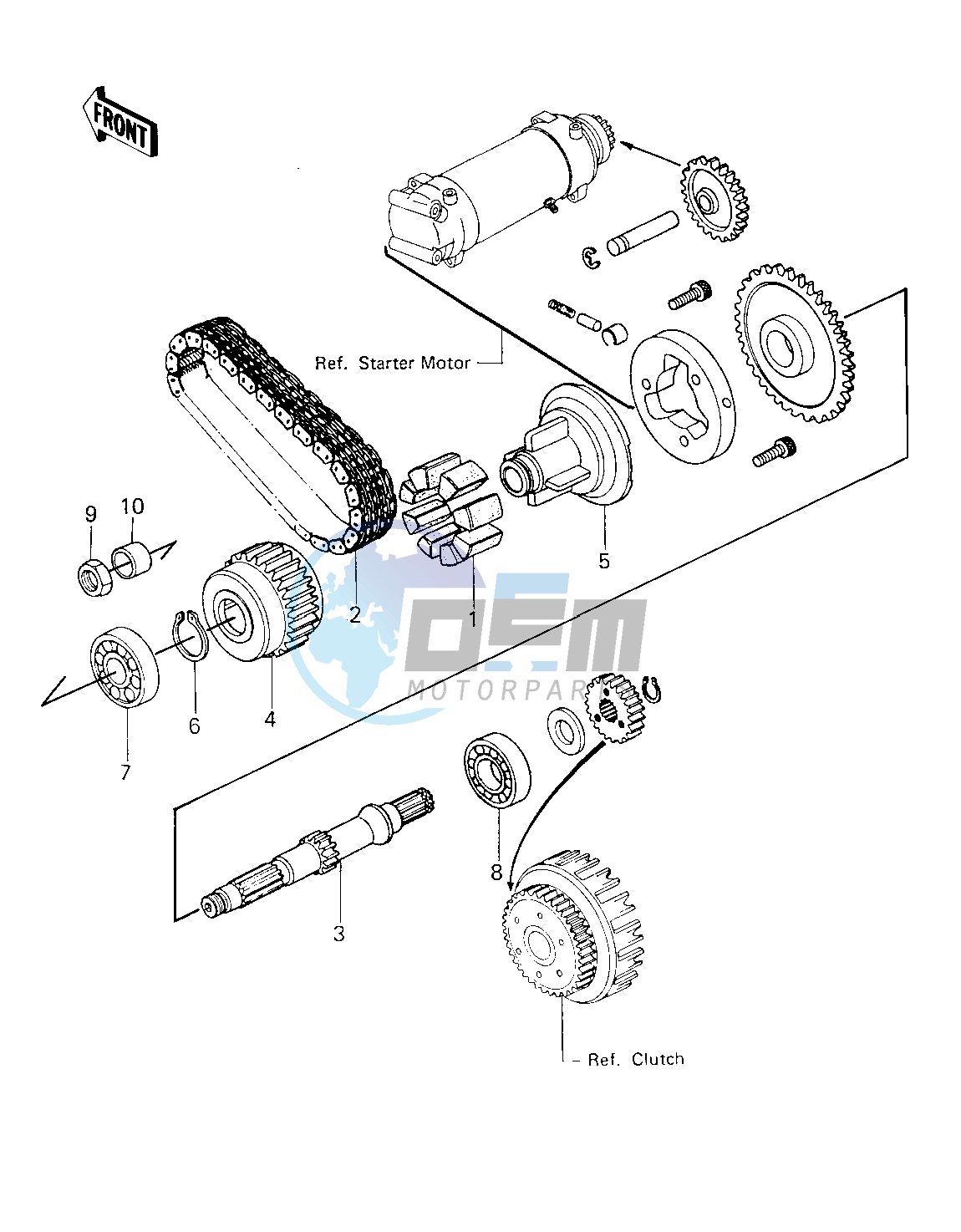 SECONDARY SHAFT -- 80 KZY 50-E1- -