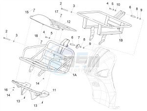 LIBERTY 125 4T IGET CORPORATE E4 (EMEA) drawing Front luggage rack