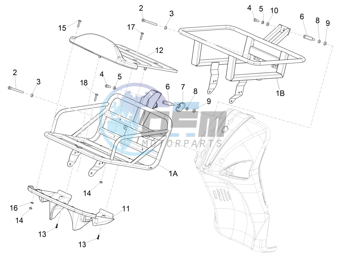 Front luggage rack