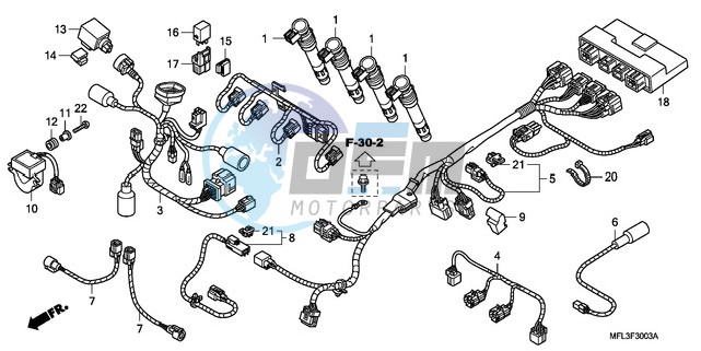 SUB HARNESS (CBR1000RA)