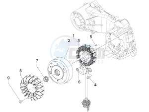 S 50 4T 4V College drawing Flywheel magneto