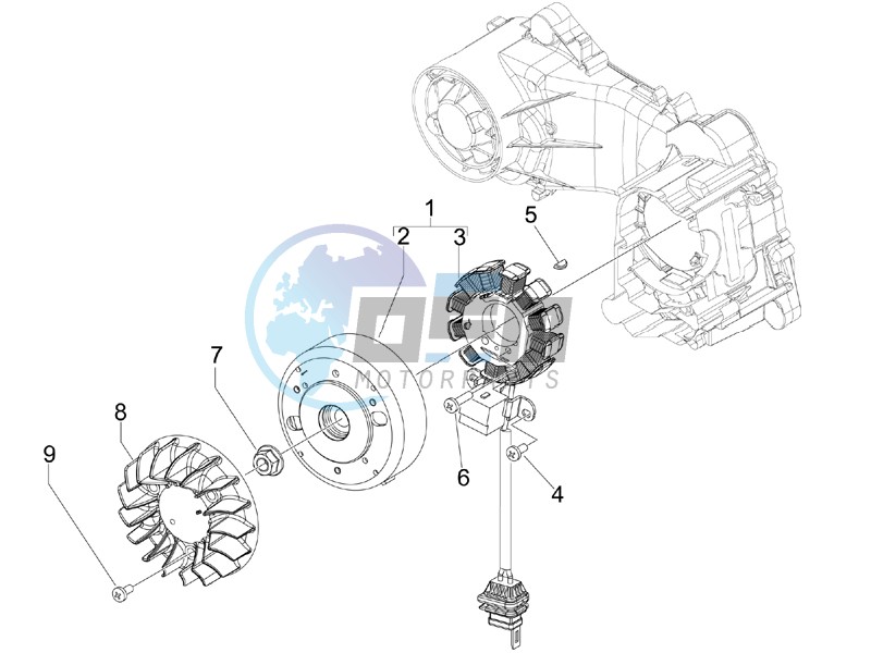 Flywheel magneto