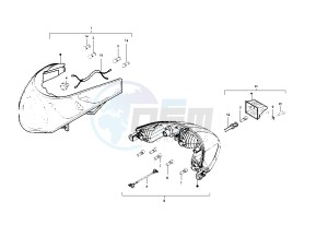 BEVERLY 125-200 drawing Head lamp - Blinkers