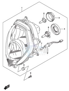 DL1000A drawing HEADLAMP