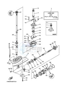 F25AET-NV drawing LOWER-CASING-x-DRIVE-1