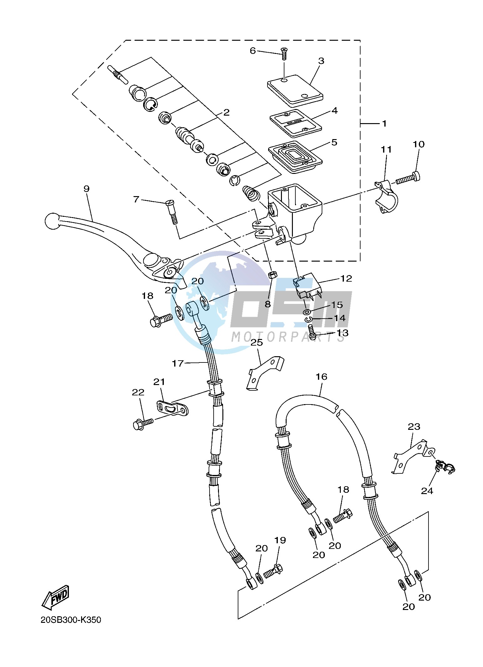 FRONT MASTER CYLINDER