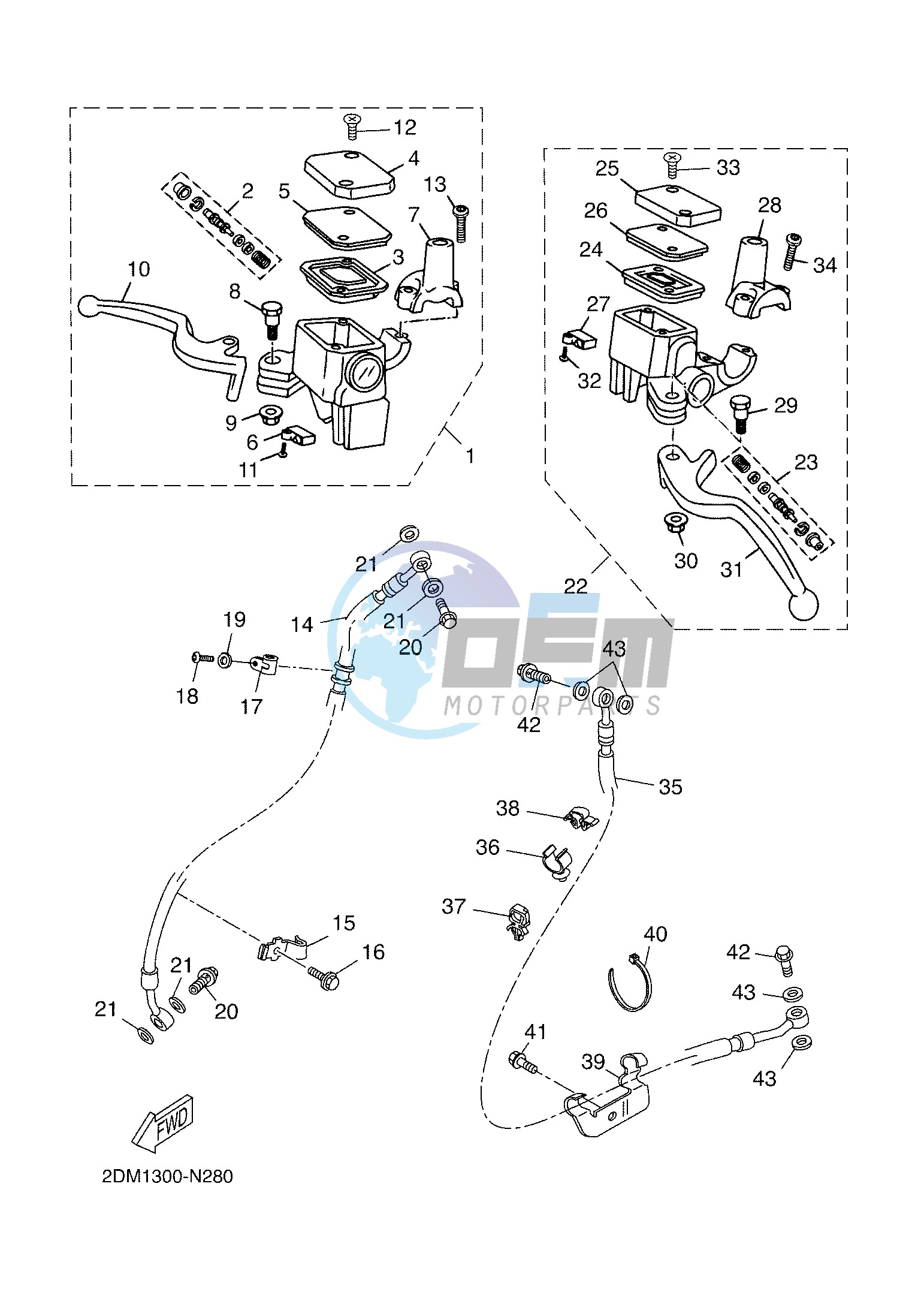 FRONT MASTER CYLINDER