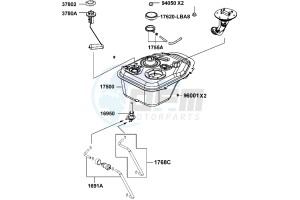 LIKE 50 Netherlands drawing Fuel  tank