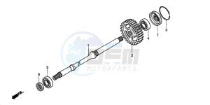 TRX500FA FOURTRAX FOREMAN drawing FINAL SHAFT