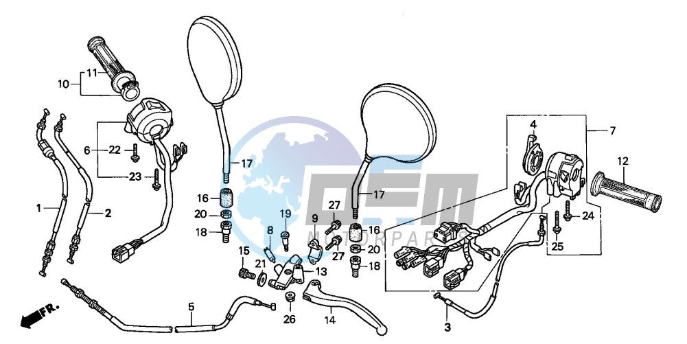 HANDLE LEVER/SWITCH/ CABLE (1)