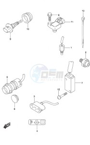 DF 25A drawing Sensor/Switch Non-Remote Control