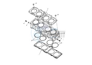 FZR 1000 drawing CYLINDER