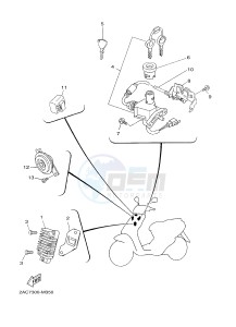 YN50F OVETTO 4 (2ACE) drawing ELECTRICAL 1