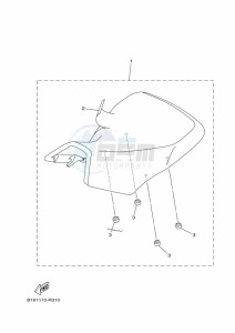 YFM700FWBD KODIAK 700 EPS (BGFB) drawing SEAT