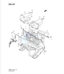 AN650 drawing FRONT BOX (AN650L1 E19)