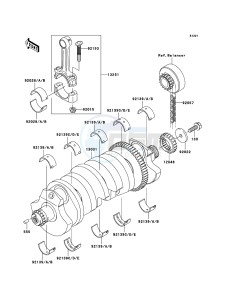 ZZR1200 ZX1200-C4H XX (EU ME A(FRICA) drawing Crankshaft