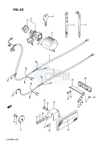 LT250R (E28) drawing WIRING HARNESS