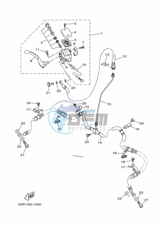 FRONT MASTER CYLINDER