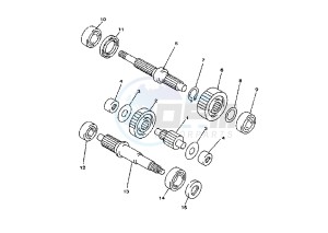 YP MAJESTY DX 250 drawing GEAR GROUP