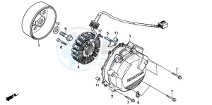 VFR800A drawing GENERATOR