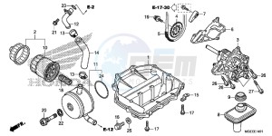 VFR1200FF VFR1200F UK - (E) drawing OIL PUMP (VFR1200F)