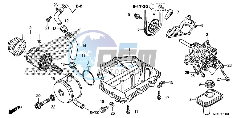 OIL PUMP (VFR1200F)