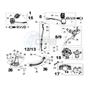 FIGHT LRUL drawing BRAKE SYSTEM