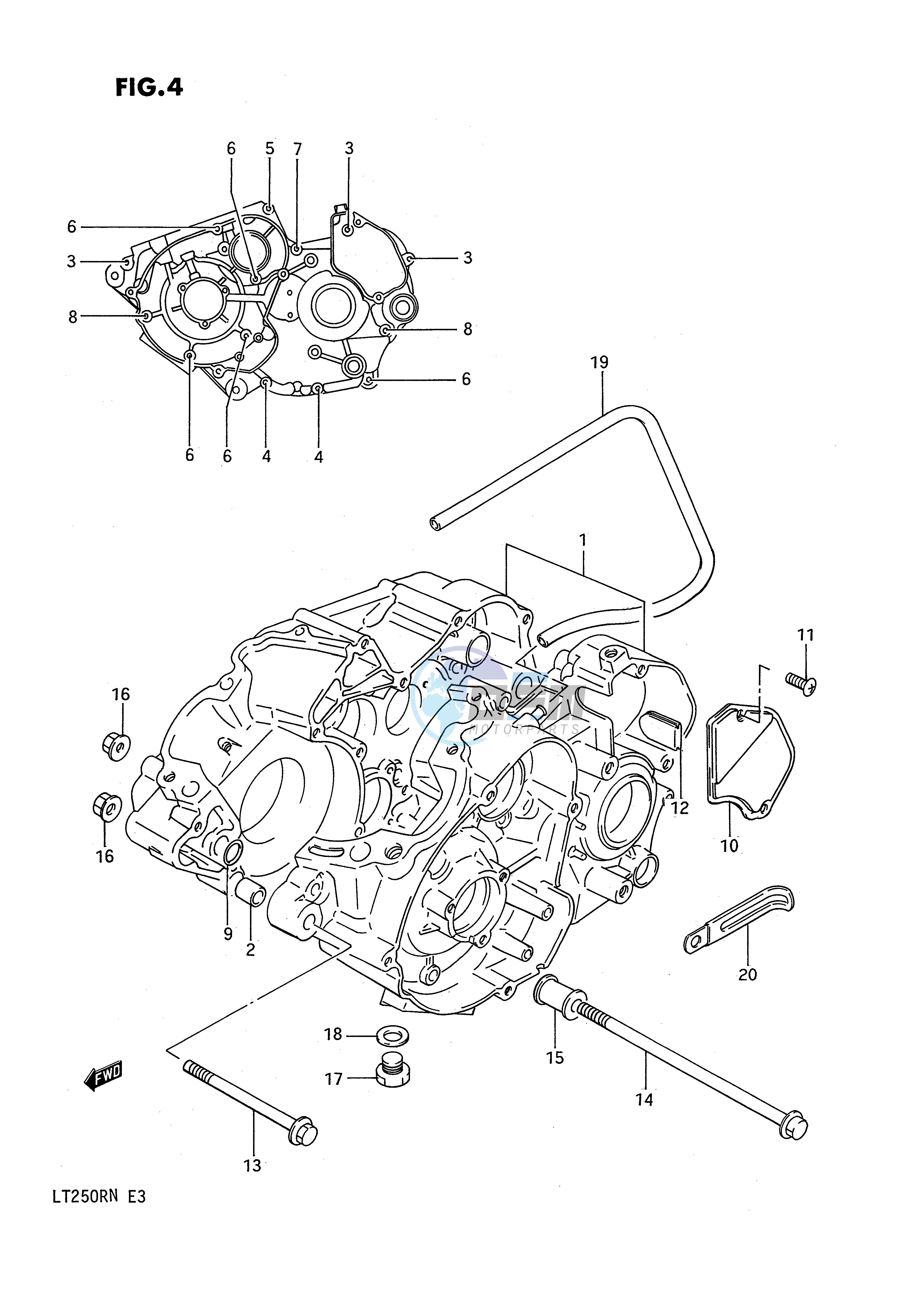 CRANKCASE (MODEL F G)