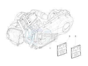 125 4T 3V ie Primavera (APAC) drawing Engine, assembly