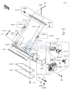 JET SKI STX-15F JT1500AGF EU drawing Throttle