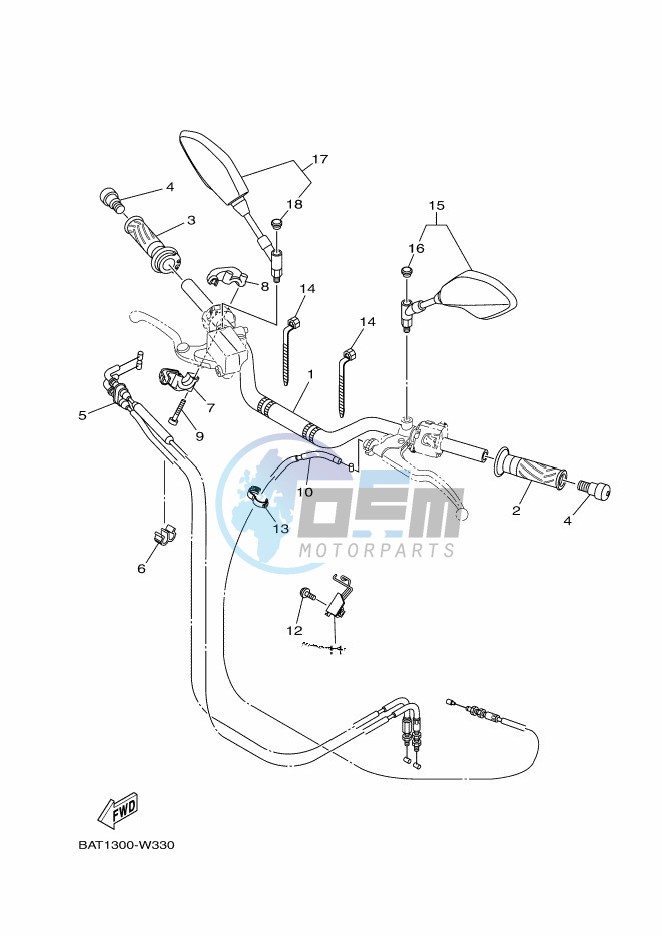 STEERING HANDLE & CABLE